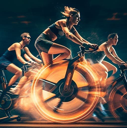 Ciclistas de spinning/ciclo indoor